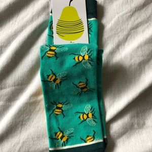 NWT Woven Pear Socks